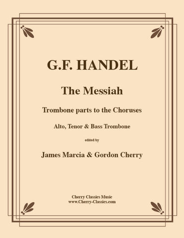 Handel - Hallelujah Chorus for Trombone Quartet & Organ or Piano