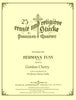 Fuss - 25 Serious and Religious Chorales for Trombone Quartet - Cherry Classics Music