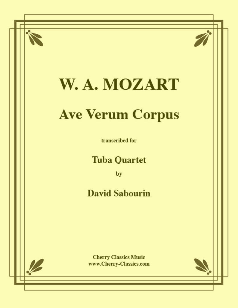 Mozart - Ave Verum for Tuba Quartet - Cherry Classics Music