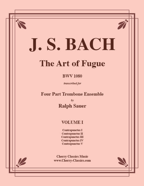 Bach - Art of Fugue, BWV 1080 Volume 1, Fugues 1-5 for Four Part