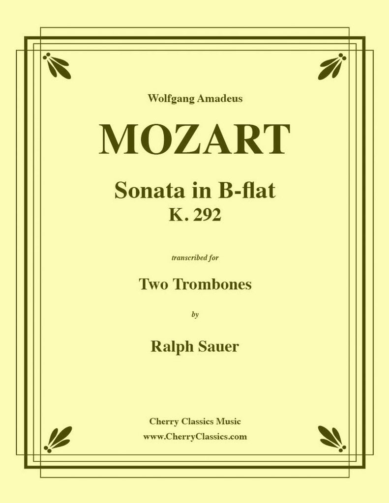 Mozart - Sonata in B-flat K. 292 for Trombone Duet - Cherry Classics Music