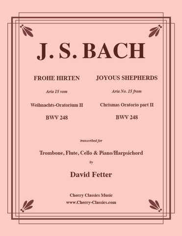 Bach - Bist du bei mir for Bass Trombone (Tuba) and Piano