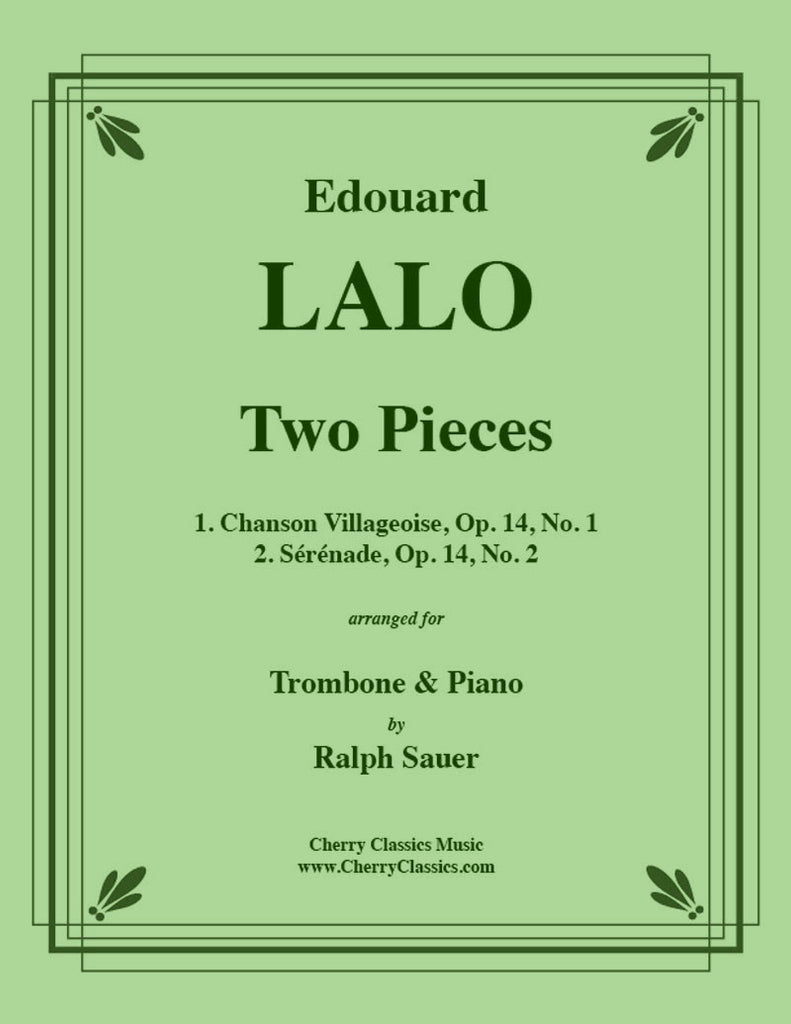 Lalo - Two Pieces for Trombone and Piano - Cherry Classics Music