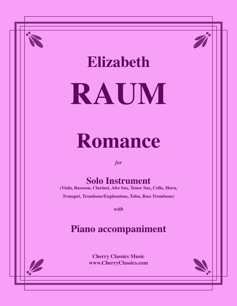 Raum - Romance for Solo Instrument with Piano Accompaniment