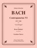 Bach - Contrapunctus VI BWV 1080 from the Art of Fugue for Brass Quintet - Cherry Classics Music