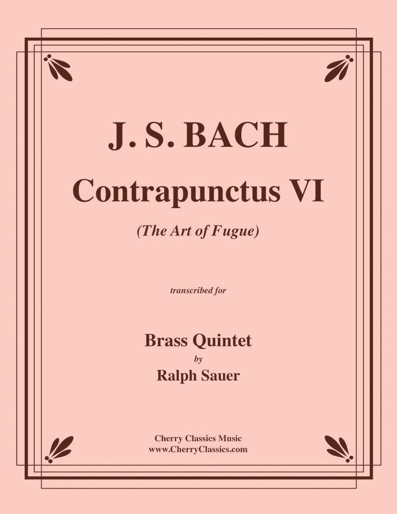 Bach - Contrapunctus VI from The Art of Fugue for Brass Quintet - Cherry Classics Music