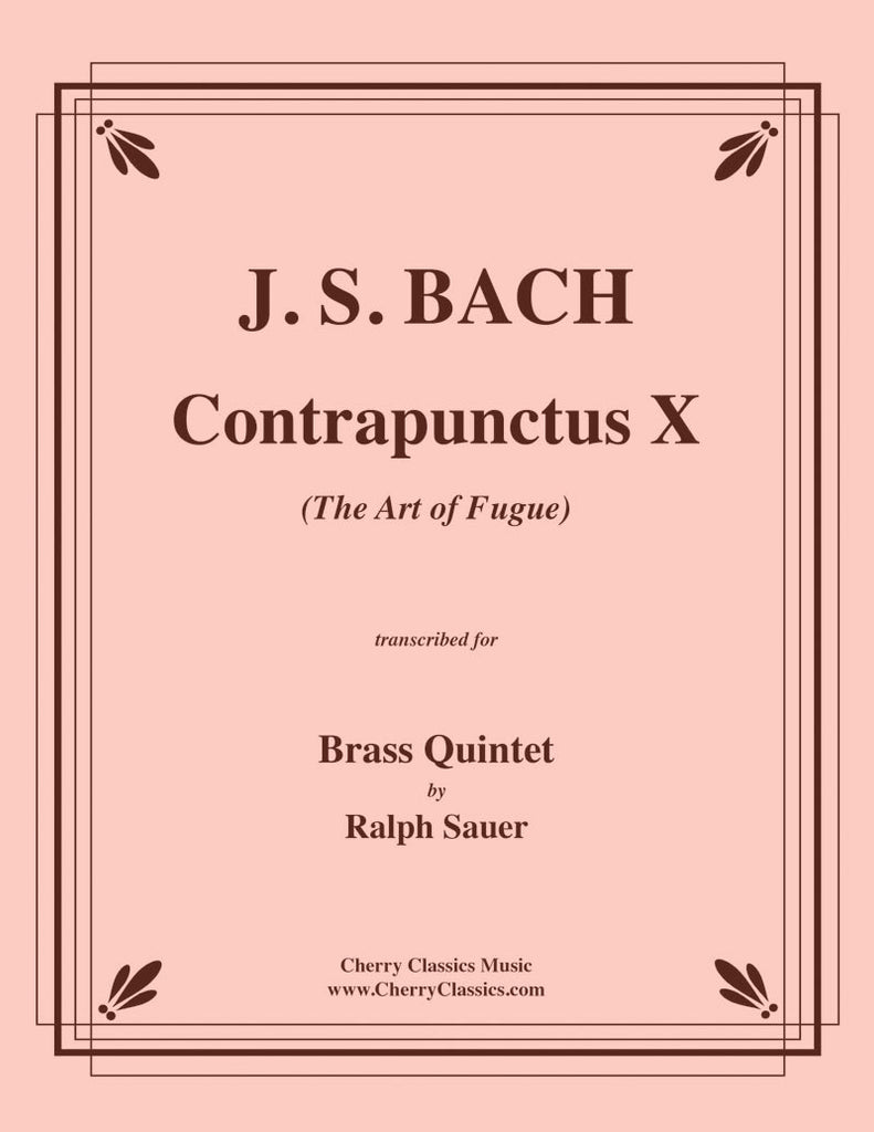 Bach - Contrapunctus X from The Art of Fugue for Brass Quintet - Cherry Classics Music
