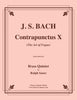 Bach - Contrapunctus X from The Art of Fugue for Brass Quintet - Cherry Classics Music
