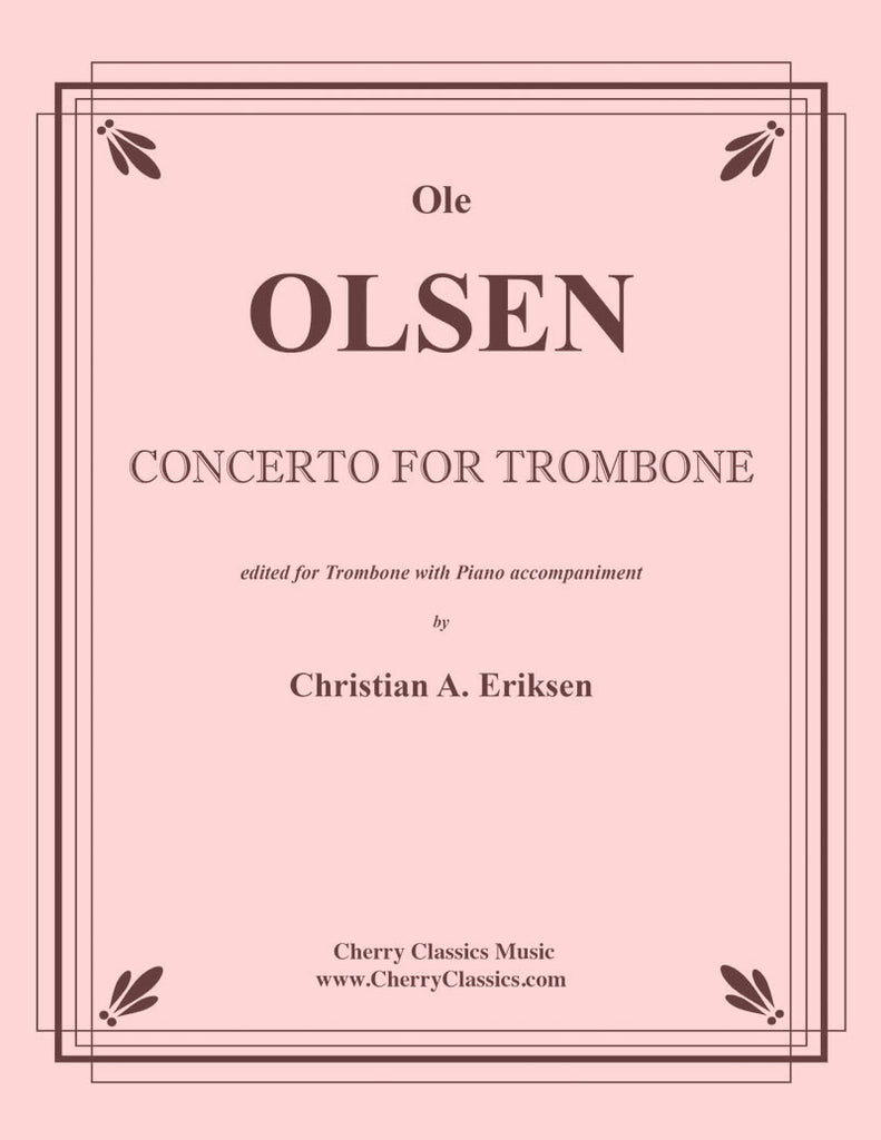 Olsen - Concerto in F for Trombone and Piano - Cherry Classics Music