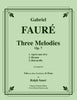 Fauré - Three Melodies, Op. 7 for Tuba or Bass Trombone and Piano - Cherry Classics Music