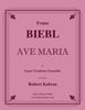 Biebl - Ave Maria for 8-part Trombone Ensemble - Cherry Classics Music