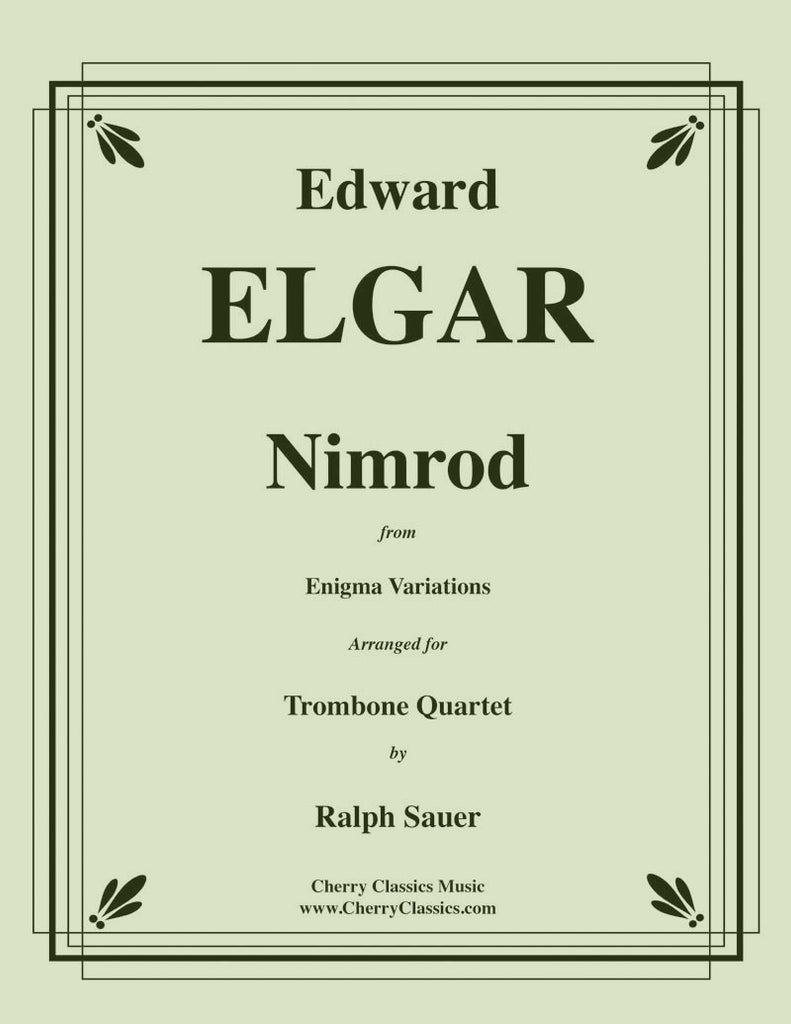 Elgar - Nimrod from the Engima Variations for Trombone Quartet - Cherry Classics Music
