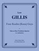 Gillis - Four Kuehn (Keen) Guys for Tuba Quartet or Bass Trombone Quartet - Cherry Classics Music