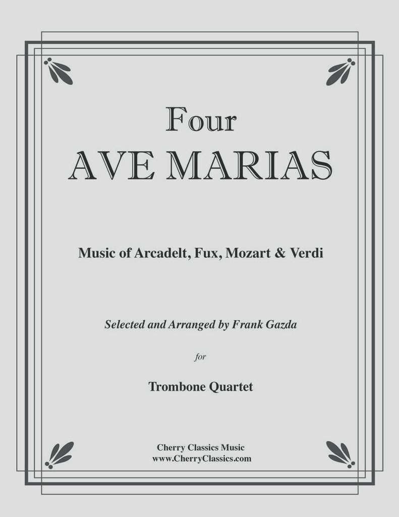 Various - Four Ave Marias for Trombone Quartet - Cherry Classics Music