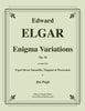 Elgar - Enigma Variations (complete) for 9-part Brass Ensemble, Timpani & Percussion - Cherry Classics Music