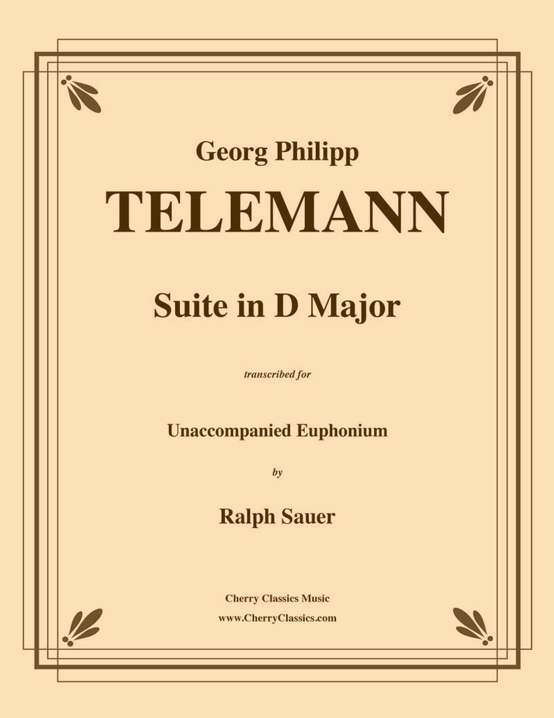Telemann - Suite in D major for Unaccompanied Euphonium - Cherry Classics Music