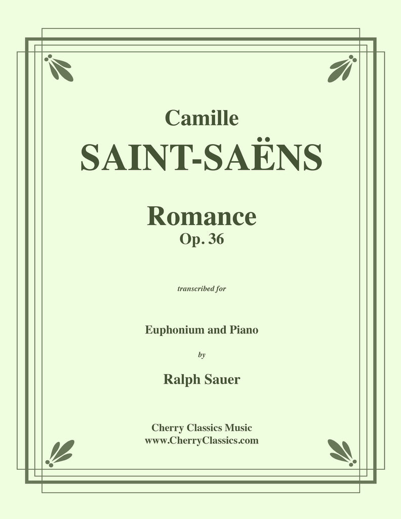 Saint-Saens - Romance, Opus 36 for Euphonium and Piano - Cherry Classics Music