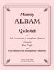 Albam - Quintet for Trombone and Saxophone Quartet - Cherry Classics Music
