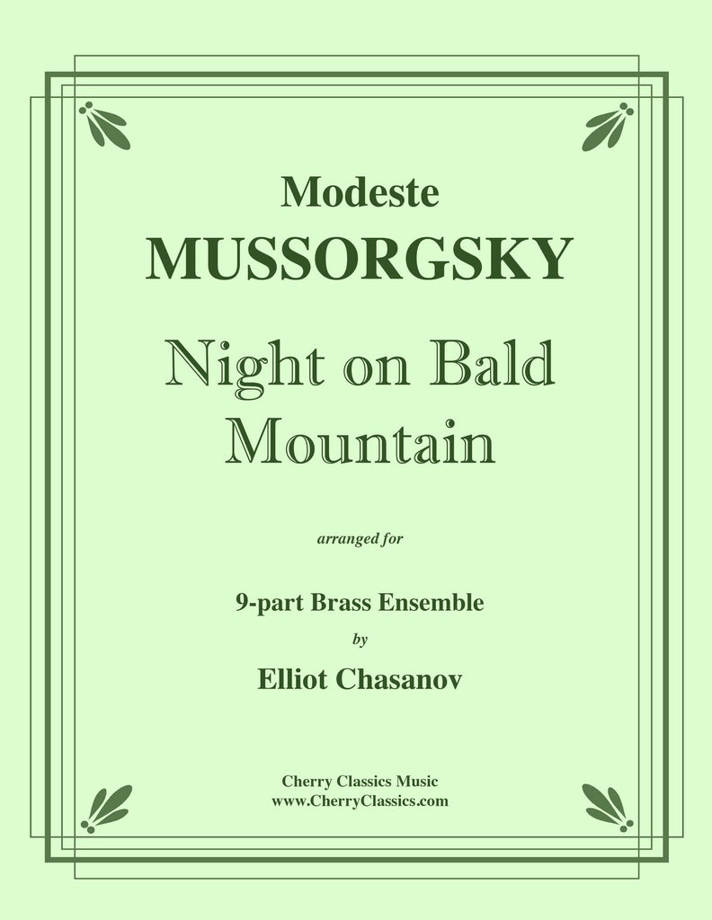 Mussorgsky - Night on Bald Mountain for 9-part Brass Ensemble - Cherry Classics Music