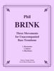 Brink - Three Movements for Unaccompanied Bass Trombone - Cherry Classics Music