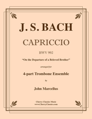 Bach - Toccata in E minor from Partita No. 6, BWV 830 for Four Part Trombone Choir