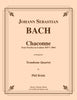 Bach - Chaconne from Partita in d minor BWV 1004 for Trombone Quartet - Cherry Classics Music