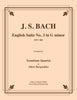 Bach - English Suite No. 3 in G minor BWV 808 for Trombone Quartet - Cherry Classics Music