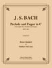 Bach - Prelude and Fugue in C major BWV 553 for Brass Quintet - Cherry Classics Music