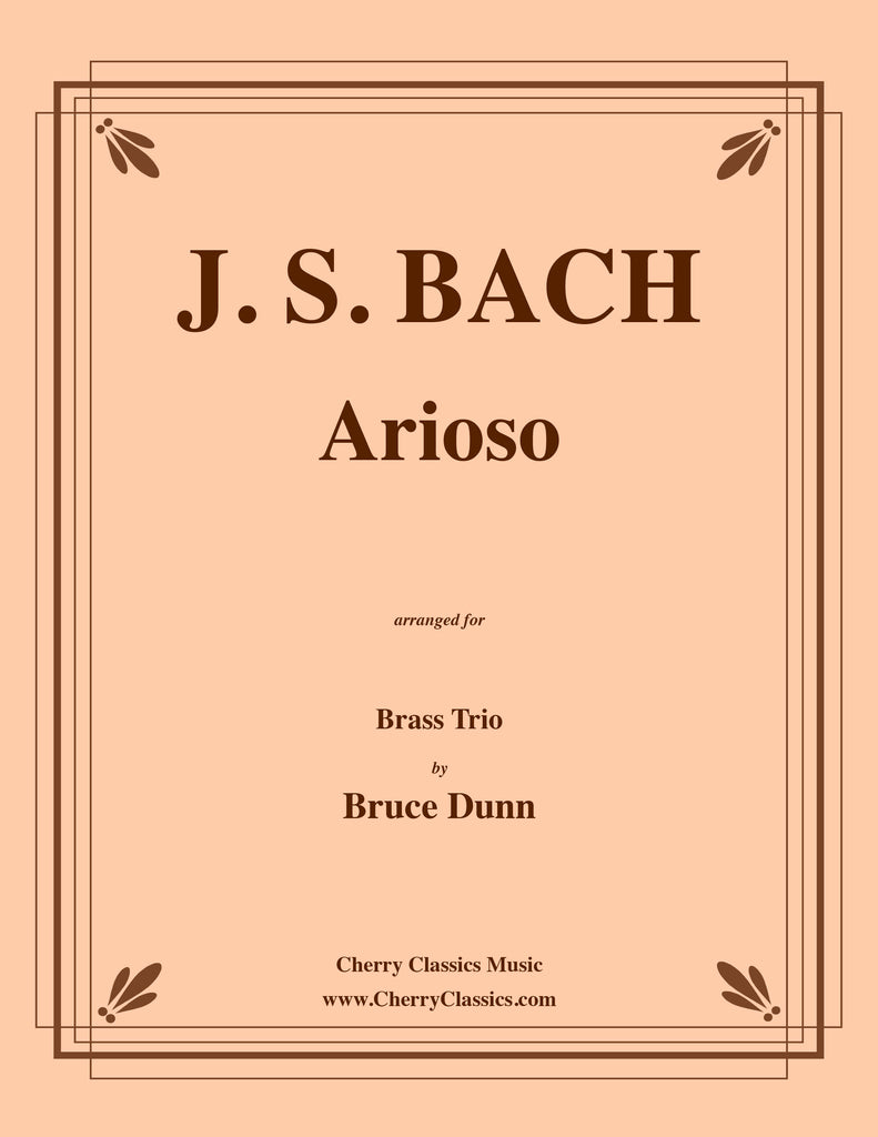 Bach - Arioso for Brass Trio - Cherry Classics Music