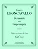 Leoncavallo - Serenade and Impromptu for Tuba or Bass Trombone and Piano - Cherry Classics Music