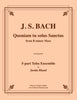 Bach - Quoniam tu solus Sanctus for 5-part Tuba Ensemble - Cherry Classics Music