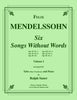 Mendelssohn - Six Songs Without Words for Tuba or Bass Trombone and Piano - Cherry Classics Music
