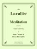 Lavallée - Meditation for solo Cornet and Brass Ensemble - Cherry Classics Music