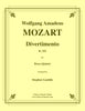 Mozart - Divertimento K. 252 for Brass Quintet - Cherry Classics Music
