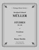 Müller - Studies, Op. 64 edited for Trombone with commentary by Benny Sluchin - Cherry Classics Music