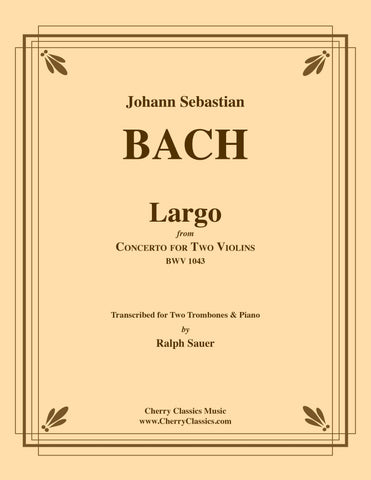Bach - Bist du bei mir for Bass Trombone (Tuba) and Piano