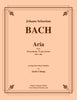 Bach - Aria from Goldberg Variations BWV 988 for Brass Quintet - Cherry Classics Music