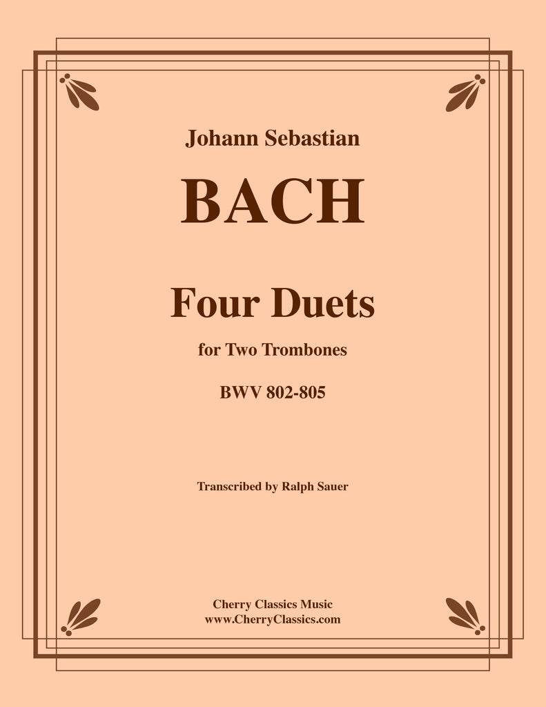 Bach - Four Duets for Two Trombones BWV 802-805 - Cherry Classics Music