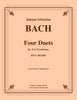 Bach - Four Duets for Two Trombones BWV 802-805 - Cherry Classics Music