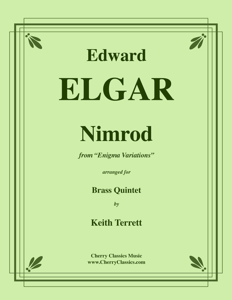 Elgar - Nimrod from Enigma Variations for Brass Quintet - Cherry Classics Music