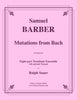 Barber - Mutations from Bach for 8-part Trombone Ensemble and opt. Timpani - Cherry Classics Music