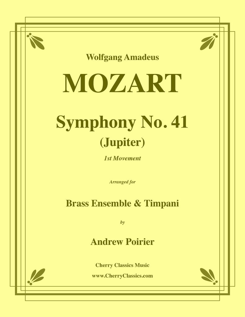 Mozart - Symphony No. 41 (Jupiter) 1st movement for 10-piece Brass Ensemble and Timpani - Cherry Classics Music