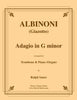 Albinoni - Adagio in G minor for Trombone and Piano (Organ) - Cherry Classics Music