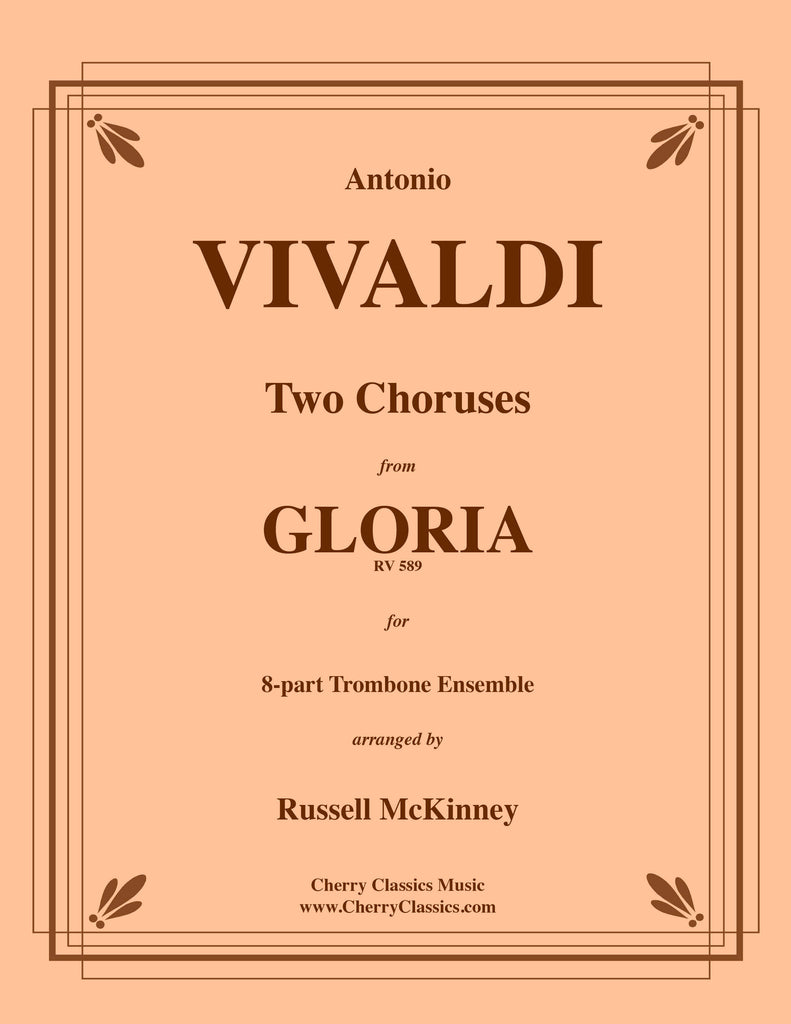 Vivaldi - Two Choruses from "Gloria" for 8-part Trombone Ensemble - Cherry Classics Music