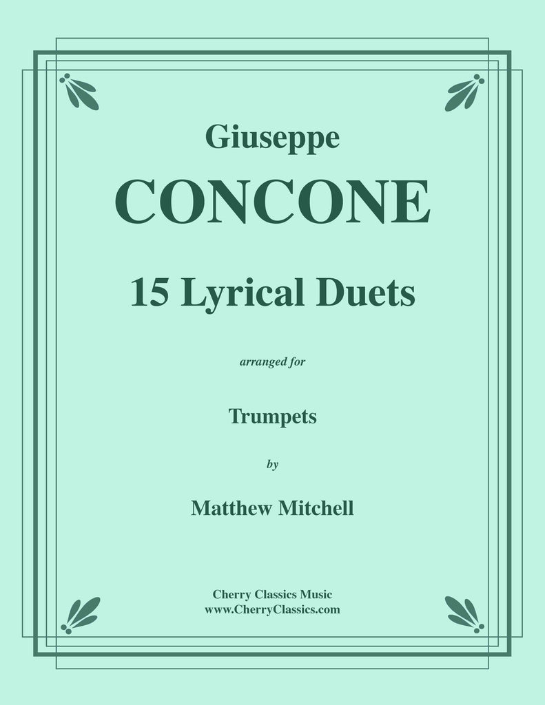 Concone - 15 Lyrical Duets for Trumpets