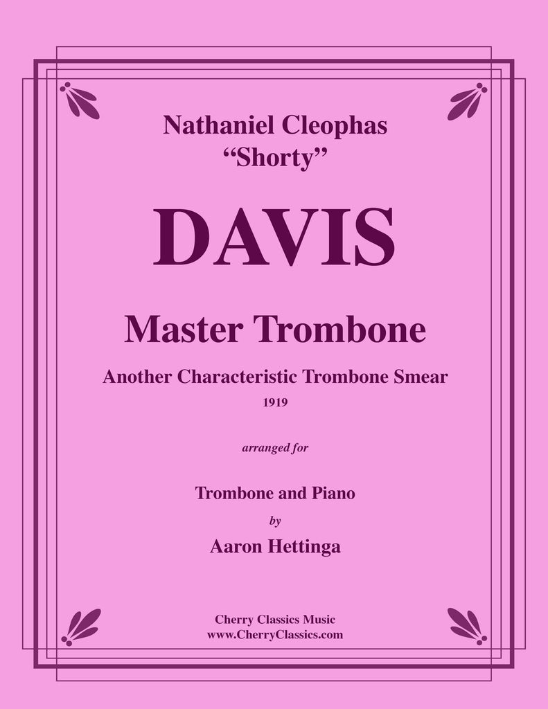 Davis - Master Trombone, another Characteristic Trombone Smear with Piano accompaniment