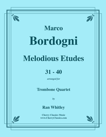 Bordogni - Melodious Etudes 1-20 for Trombone Quartet