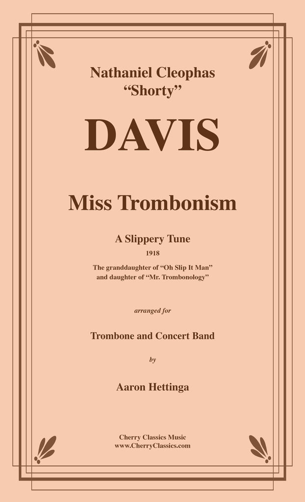 Davis - Miss Trombonism for Trombone and Concert Band