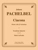 Pachelbel - Ciacona for Trombone Quartet