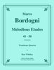 Bordogni - Melodious Etudes 41-50 for Trombone Quartet